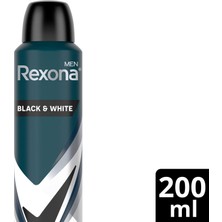 Universal Men Erkek Sprey Deodorant Invisible Black & White 72 Saat Kesintisiz Üstün Koruma 200 ml