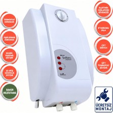 Aura Premium Elektrikli Banyo Şofbeni 105PR Bakır Rezistans ( Montaj Dahil )