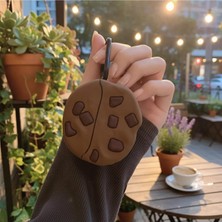 Fumeyabi Galaxy Buds 3 Pro Kılıf Karakter Figürlü Kurabiye Koyu Kahverengi, 87005677