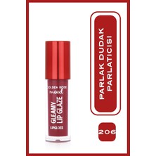 Universal Mood Gleamy Lip Glaze Lipgloss NO:206 Plum Glaze - Renkli Dudak Parlatıcısı