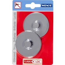 Fumeyabi Turbo-Loc® Adaptörü Delmeden Sabitleme Için Krom