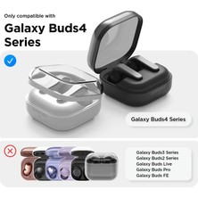 Fumeyabi [leather-Texture] Samsung Galaxy Buds4 Pro/buds 4 Için Kılıf [fonksiyonel Stant/güvenlik Kilidi Tasarımlı] Galaxy Buds4 Kulaklık Kılıfı Deri Görünümlü Samsung Buds 4 Pro Kılıf (Siyah)
