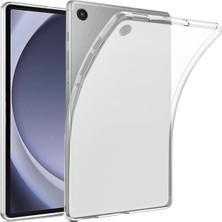 Universal Samsung Galaxy Tab A9 Şeffaf Kılıf Silikon Tablet Kılıfı Ultra Ince Buzlu Şeffaf Kılıf (Tab A9)