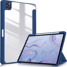 Fumeyabi iPad Pro 11INÇ M4/m5 ile Uyumlu Kılıf Grafiti Şeffaf Kalem Bölmeli 2024/2025