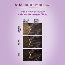 Universal Göz Alıcı Renkler 6-12 Soğuk Koyu Kumral Saç Boyası