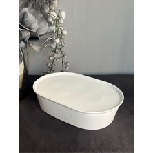 Universal Pera 28 cm Oval Kapaklı Fırın & Saklama Kabı