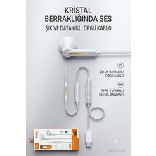 Fumeyabi C22 Type C Kablolu Mikrofonlu Kulkalık (Beyaz, Kulak Içi)