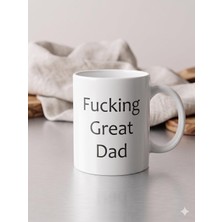 Fumeyabi Great Dad Kupa - Harika Baba Komik Seramik Bardak Babalar Günü Hediyesi 325ML