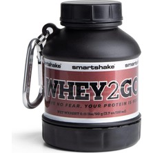 Universal WHEY2GO Siyah Protein Tozu Saklama Kabı 50 G - Bpa Içermeyen Çalkalayıcı Şişe Hunisi, Whey Protein Tozu + Protein Shakes Için 110 Ml, Dc Comics Batman Erkekler Için Hediyeler (Siyah)
