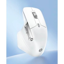 HP Professor Çift Modlu Kompakt Ergonomik Sessiz Kablosuz Bluetooth Mouse 2,4ghz+Bt5.0 4000DPI Şarjlı Beyaz | Ramwhite Türkiye Garantili