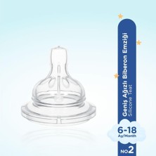 Universal Geniş Ağızlı Biberon Emziği Normal Akış No:2