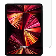 Odea Engo Apple iPad Pro 11 Inç Ile Uyumlu Ekran Koruyucu 9h Temperli Kırılmaz Esnek Nano Cam, Çizilmeye ve Darbeye Dayanıklı Koruma, Hd Şeffaf 2021 3. Nesil