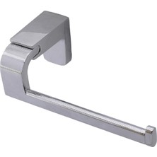 Odea BADEM10 Tuvalet Kağıtlık Aparat Açık Wc Kağıt Standı Bez Havluluk Paslanmaz Metal Sağlam Vidalı Krom Renk