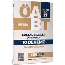Yediiklim Yayınları 2027 Meb Ags Öabt Sosyal Bilgiler Öğretmenliği Tamamı Çözümlü 10 Deneme