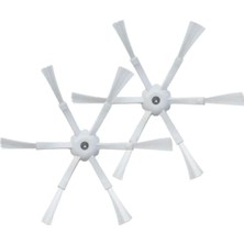 Odea Lin Grup Roborock S5 Max S6 Maxv S6 Pure Q7 Max S7 Ultra S7 Max ile ile Uyumlu Yan Fırça 6 Kollu (2 Adet)
