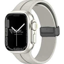 Fumeyabi Apple Watch Series Se/11/10/9/8/7/6/5/4/3 ile Uyumlu Silikon Kordon (BBL84)