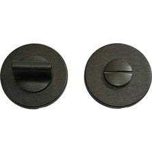 Elovias System Yuvarlak Wc Banyo Rozeti Fırçalı Füme Renk (RO22W ELX1)