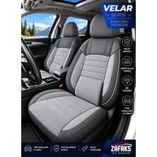 Zafaks Honda Civic Uyumlu Velar Serisi Keten Oto Koltuk Kılıfı – Ortopedik Tam Set
