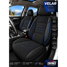 Zafaks Opel Crossland Uyumlu Velar Serisi Keten Oto Koltuk Kılıfı – Ortopedik Tam Set