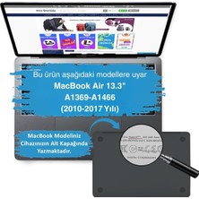 Fumeyabi MacBook Air 13 Inç Kılıf A1369 A1466 Uyumlu Hard Case Sert Koruyucu Kapak Ince Hafif Çizilme Korumalı Desenli Baskılı 2010-2017 Karışık