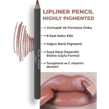 Fumeyabi Uzun Süre Kalıcı Dağılma Yapmayan Nemlendirici Dudak Kalemi - Lipliner Pencil 05 Milky Cocoa