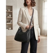 Linas Collection Şık ve Modern Siyah Omuz Çanta