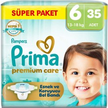 Fumeyabi Bebek Bezi Premium Care 6 Numara 35 Adet Ekonomik Paket