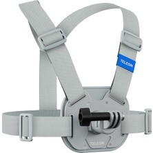 Fumeyabi Aksiyon Kamera Göğüs Askısı (Vest Chest) | Hızlı Çıkarılabilir Yelek Göğüs Kayışı | Gopro 13/12/11/10/9/8/7/6/5, Osmo Action 3/4/5 Pro, INSTA360 Modelleri ile Uyumludur (Gri)