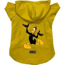 Odea Monopetz Kapişonlu Polar Sweatshirt Köpek ve Kedi Kıyafeti & Elbisesi Sarı Duffy Xl