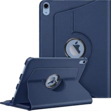 Fumeyabi Apple iPad Yatay ve Dikey Standlı 360 Derece Döner Tablet Kılıfı (Ipad 10.nesil 10.9/ipad A16 Lacivert)