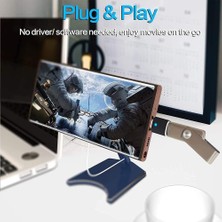 Fumeyabi Kyrotech USB C - USB Adaptörü, USB Type C - USB 3.0 Adaptörü, LED Göstergeli, Dizüstü Bilgisayar, Monitör ve Diğer Type C Cihazlarla Uyumlu