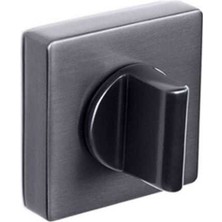 Elovias System Kare Wc Kapı Rozeti Füme Renk (RO11W BBN)