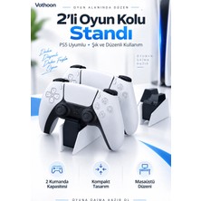 Universal Dualsense Şarj Istasyonu Ps5 Modeli Için Hızlı Şarj Özelliği ile Kullanım Kolaylığı Adaptör Dahil