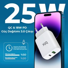 Fumeyabi ZH-2U41T 25W Pd 3.0 Type-C & Usb-A Çift Bağlantı Noktalı Hızlı Şarj Adaptörü, Huawei, iPhone 15/14/13/12/pro Max, iPad Air/pro ve Daha Fazlası ile Uyumlu