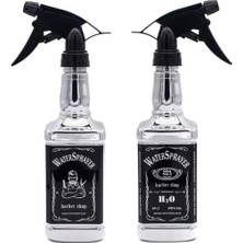 Fumeyabi 500 ml Profesyonel Kuaför Suluğu | Yüksek Kaliteli Valf Sistemi ile Ithal Su Püskürtme Şişesi | Berber ve Kuaför Kullanımı Için Dayanıklı Sprey Saç Nemlendirme Şişesi (Metalik Gri)