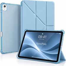 Fumeyabi iPad Air 11 Inç M4/m3/m2 / 10.9 Inç 5. / 4. Nesil Için Kılıf Kalem Tutuculu, Otomatik Uyku/uynama Modlu Özel Çizim, Yazma ve Görüntüleme Açıları, Darbeye Dayanıklı 3 Katlı Standlı Kılıf