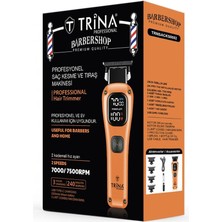 Fumeyabi Trina Professional Saç Kesme ve Tıraş Makinesi Turuncu