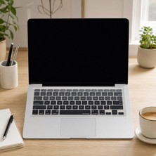 Fumeyabi Silikon Klavye Koruyucu MacBook Air & MacBook Pro Uyumlu – Amerikan Ingilizce – Ultra Ince – A1278 A1369 A1466 A1502 Siyah Gri