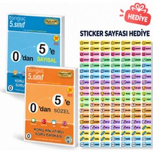 Tonguç 5. Sınıf 0’dan 5’e Sözel ve Sayısal Soru Bankası 2 Kitap Set + Sticker Hediye