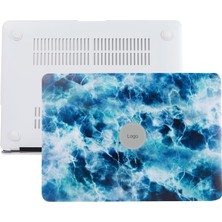 Fumeyabi MacBook Pro 13 Inç Retina Kılıf A1425 A1502 Uyumlu, Desenli Mat Sert Kapak, Ince Hafif Pc Hard Case, Çizilme ve Darbelere Karşı Koruyucu Mavi