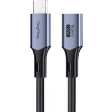 Fumeyabi USB 3.2 Gen 2 Type-C Uzatma Kablosu Usb-C 100W 10GBPS 4K 60Hz 1 Metre