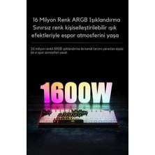 Fumeyabi Alux 68 He Kablolu-8000hz Manyetik Switch Oyun Klavyesi Alümniyum Gövde Yapısı Siyah Beyaz - Desenli