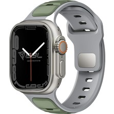 Fumeyabi Apple Watch Series Se/11/10/9/8/7/6/5/4/3 ile Uyumlu Silikon Kordon 46MM/45MM/44MM, Series 10 42MM/41MM/40MM/38MM