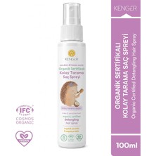 Fumeyabi Organik Sertifikalı Kolay Tarama Saç Spreyi, 100 Ml, Çocuklar ve Hassas Saçlar Için
