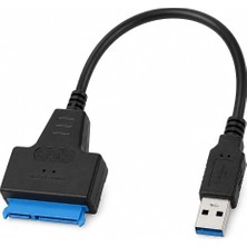 Fumeyabi USB To Sata USB 3.0 To Sata 22PIN 2,5 Inç Adaptör HDD SSD Harici Sabit Disk Dönüştürücü Kablo