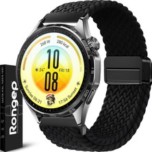 Fumeyabi [örgü Loop] Huawei ile Uyumlu 22MM Kordon Gt7/gt7 Pro/gt6/6 Pro/runner 2/gt5/5 Pro/gt4/gt3 46MM Için Manyetik Toka Gt7 Pro Kordon Terletmeyen Elastik Kumaşlı Gt7 46MM Kordonu