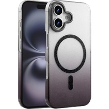 Fumeyabi Apple iPhone 16 Plus Glossy Magsafe Kapak - Siyah
