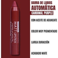 Fumeyabi Ruj - Automatic Matt Lipstick No 06 Cardinal Purple
