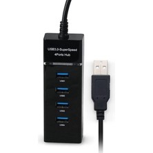 Fumeyabi Port-13 4 Port Hub USB 3.0 Çoğaltıcı Çoklayıcı PG-288 - Siyah Renk