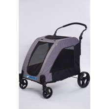 Odea Tommy Evcil Hayvan Arabası Gri 97 * 84 * 119CM Max 60KG